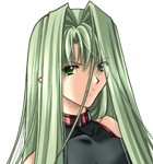 Green Haired Woman